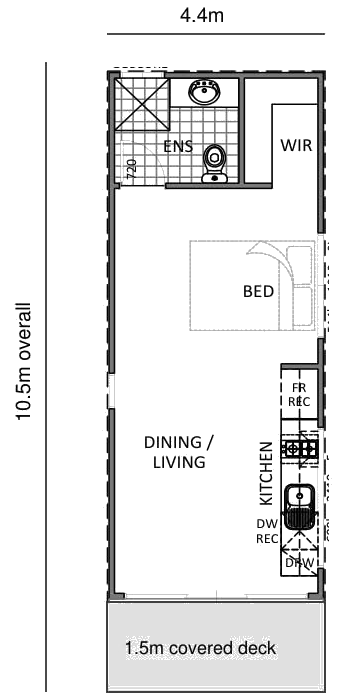 Floor plan of The Luna