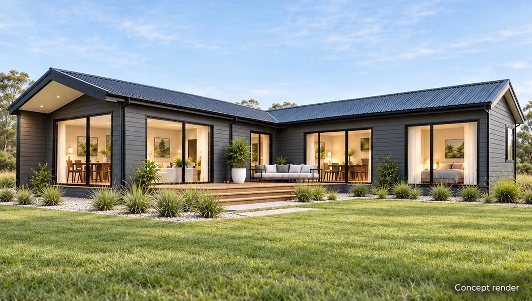 The Three-Bedroom concept render
